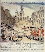 Paul Revere Le massacre de Boston Norge oil painting reproduction